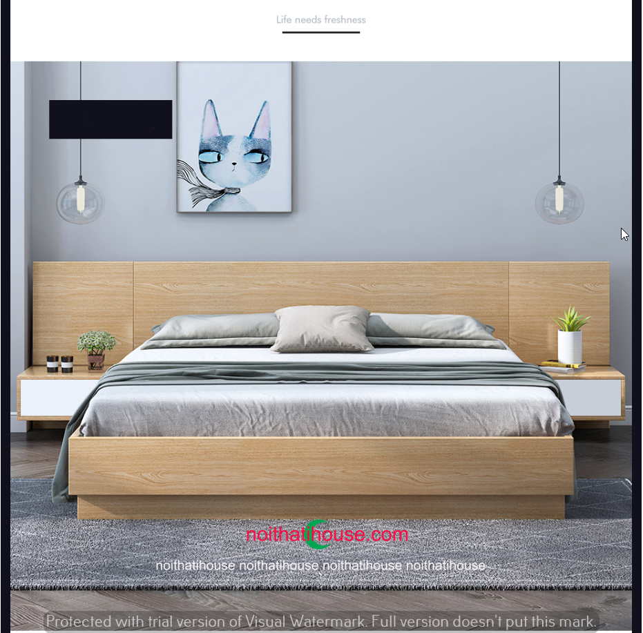 Ihouse GN-2021 - mẫu giường ngủ đẹp 2024 là sự lựa chọn hàng đầu khi bạn muốn tạo nên một không gian phòng ngủ thật đẹp mắt, hiện đại và tiện nghi. Với thiết kế đặc biệt, chất liệu cao cấp và đầy tính sáng tạo, giường ngủ này sẽ mang đến một trải nghiệm giấc ngủ không thể tuyệt vời hơn.
