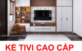 KỆ TIVI GỖ CÔNG NGHIỆP MDF CAO CẤP KẾT HỢP HỘC KÉO TINH TẾ KTV 001